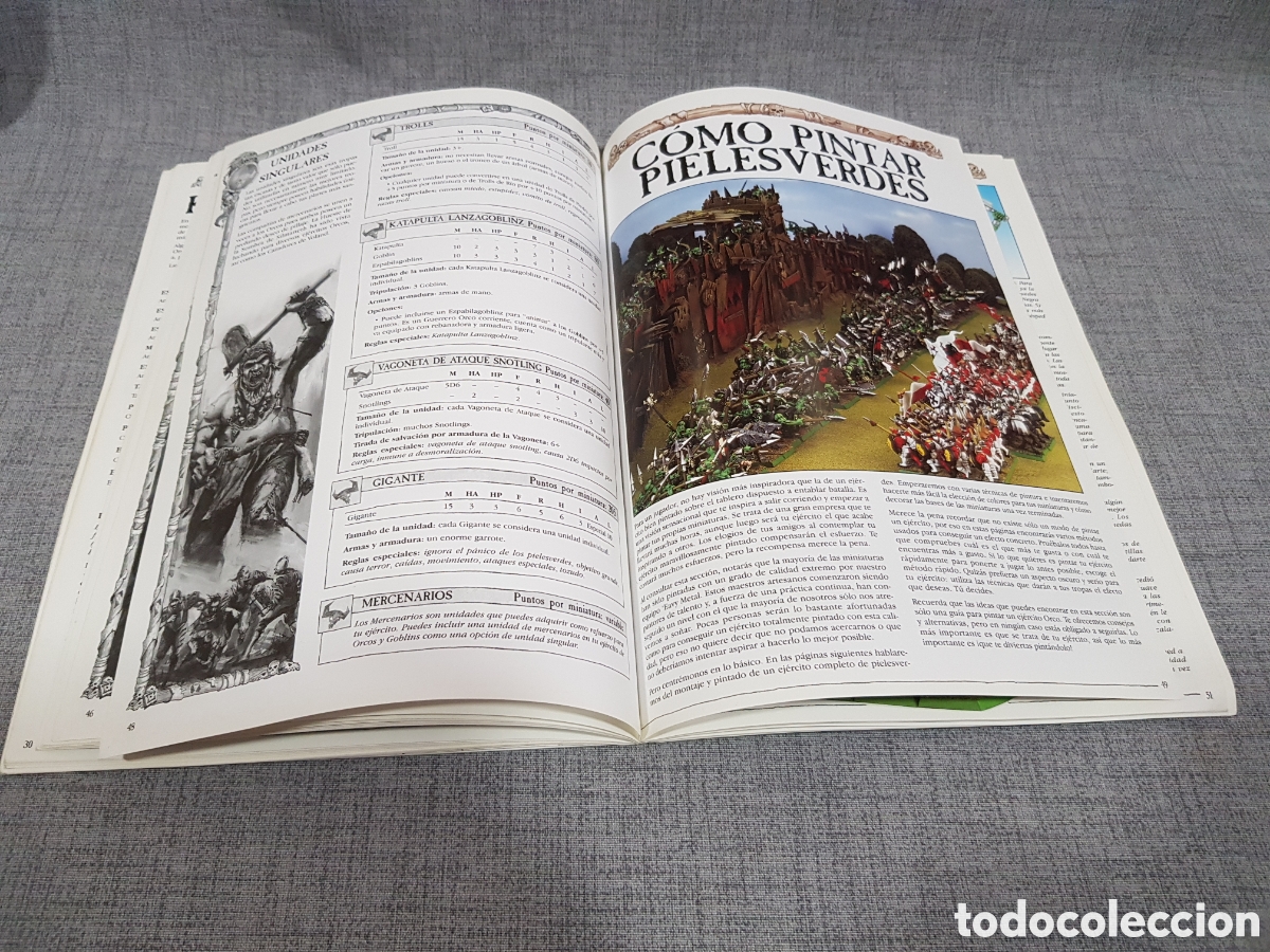 Juegos antiguos: EJ&Eacute;RCITOS WARHAMMER. ORCOS Y GOBLINS. GAMES WORKSHOP. A&Ntilde;O 2000 - Foto 8
