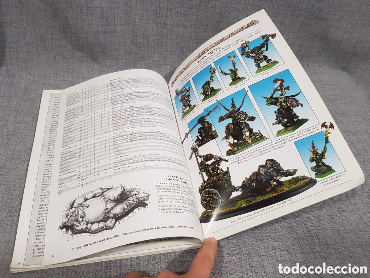 Juegos antiguos: EJ&Eacute;RCITOS WARHAMMER. ORCOS Y GOBLINS. GAMES WORKSHOP. A&Ntilde;O 2000 - Foto 10