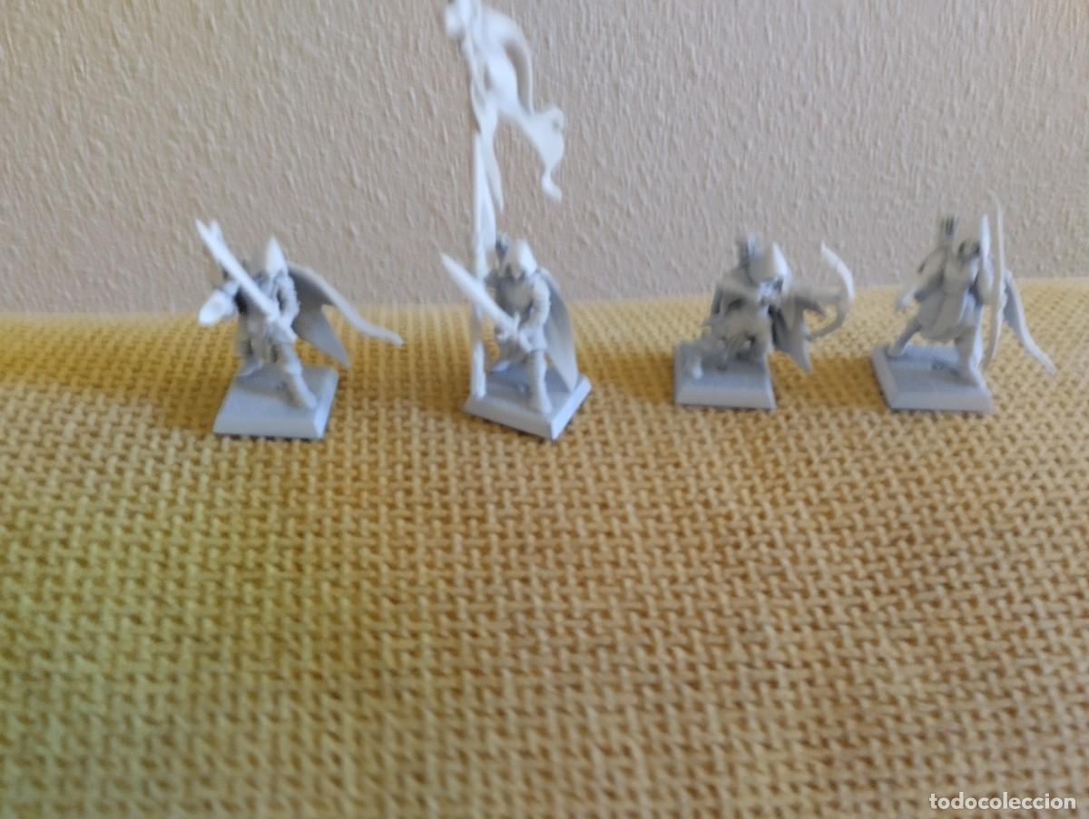 Juegos antiguos: Lote guerreros Warhammer - Foto 1