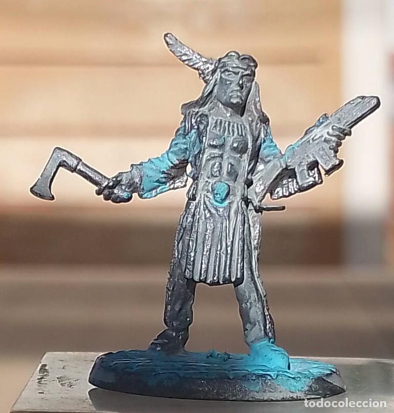 Juegos antiguos: Figura plomo Warhammer - Foto 1