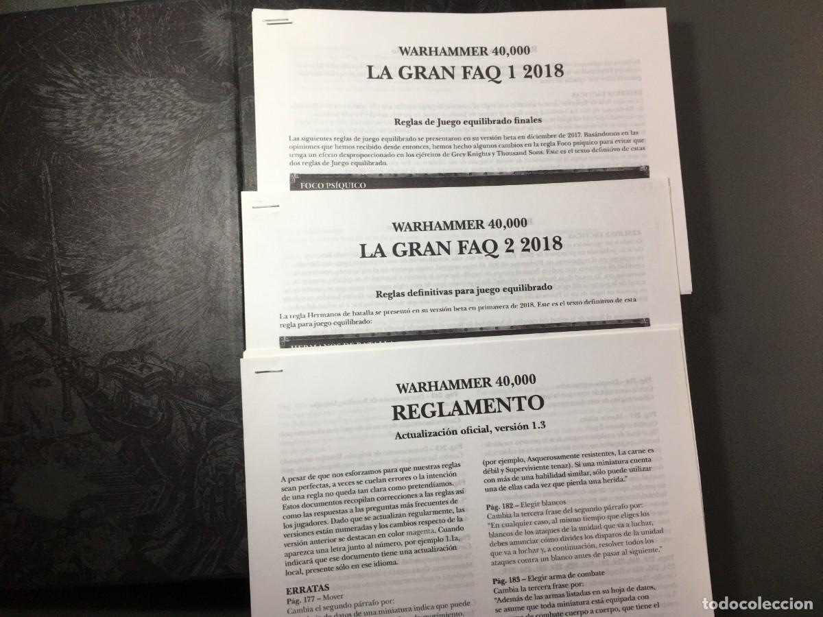 Juegos antiguos: WARHAMMER 40000 - RECLAMENTO - Foto 2