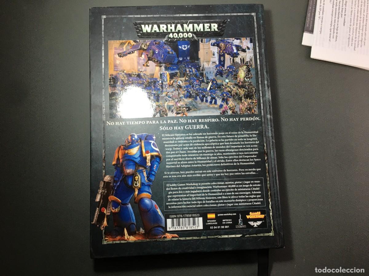 Juegos antiguos: WARHAMMER 40000 - RECLAMENTO - Foto 3