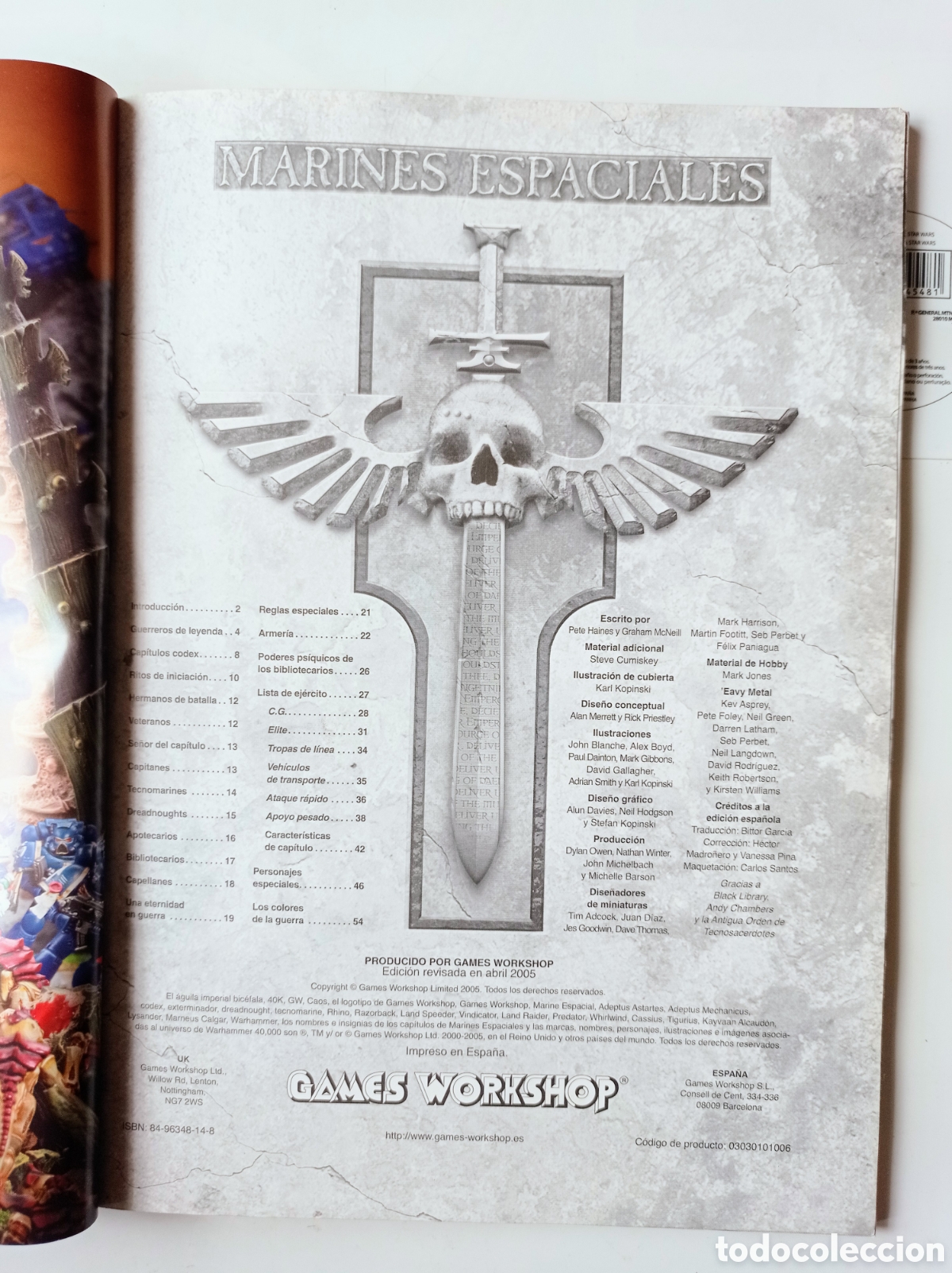 Juegos antiguos: LIBRO MARINES ESPACIALES / WARHAMMER 40000 / / GAMES WORKSHOP - Foto 2