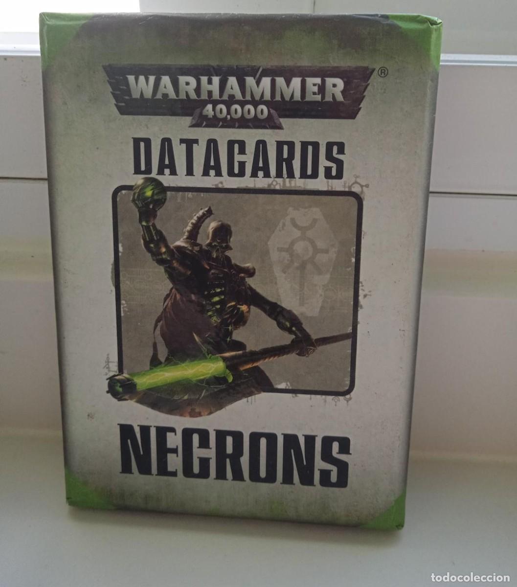 Juegos antiguos: DATACARDS NEGRONS WARHAMMER 40000 - Foto 1