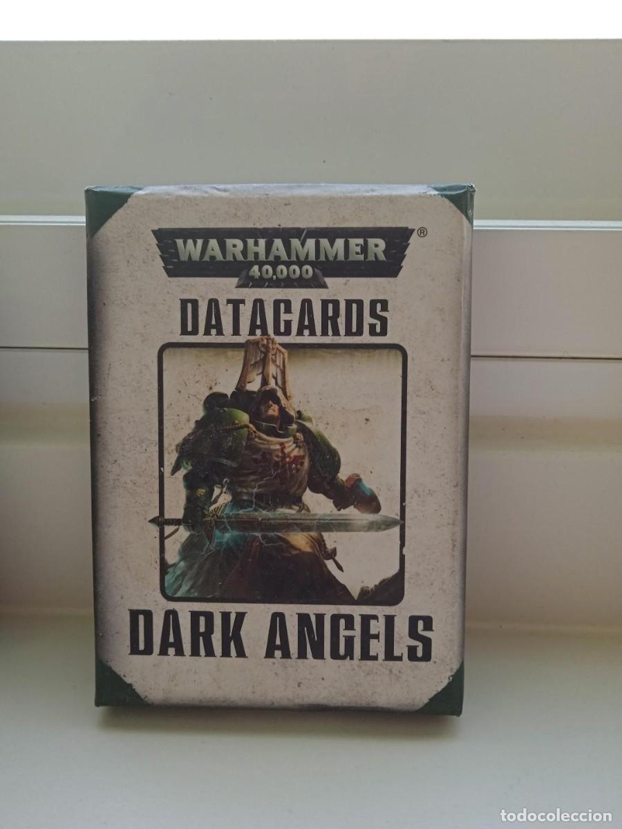 Juegos antiguos: DATACARDS DARK ANGELS . WARHAMMER 40.000 - Foto 1