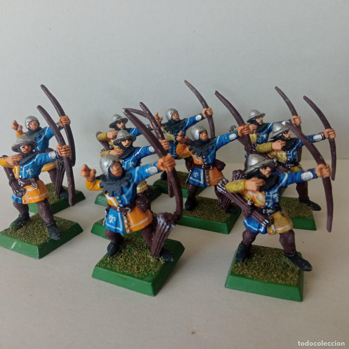 Juegos antiguos: Lote 10 Warhammer - Empire Archers - Arqueros - Foto 2
