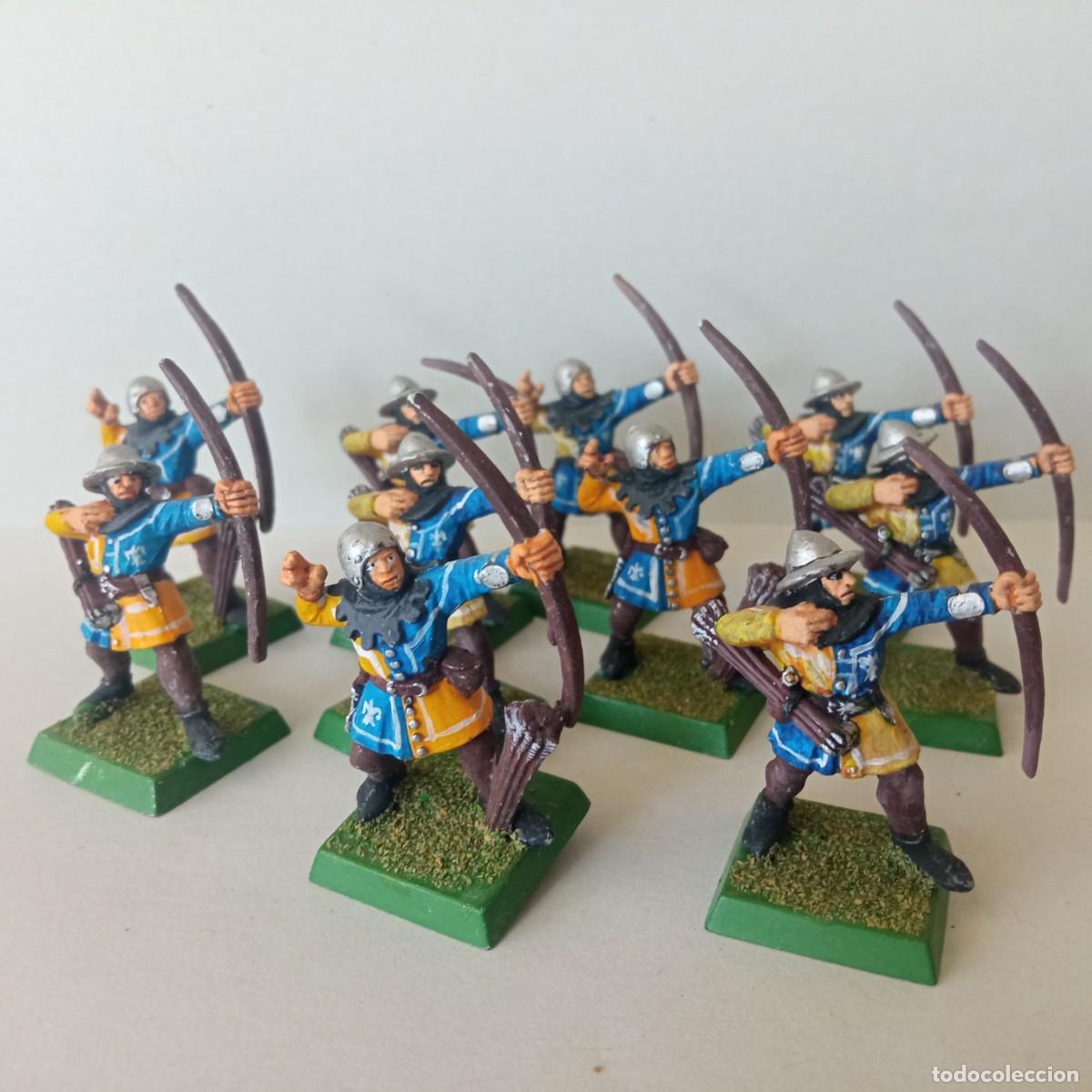 Juegos antiguos: Lote 10 Warhammer - Empire Archers - Arqueros - Foto 3