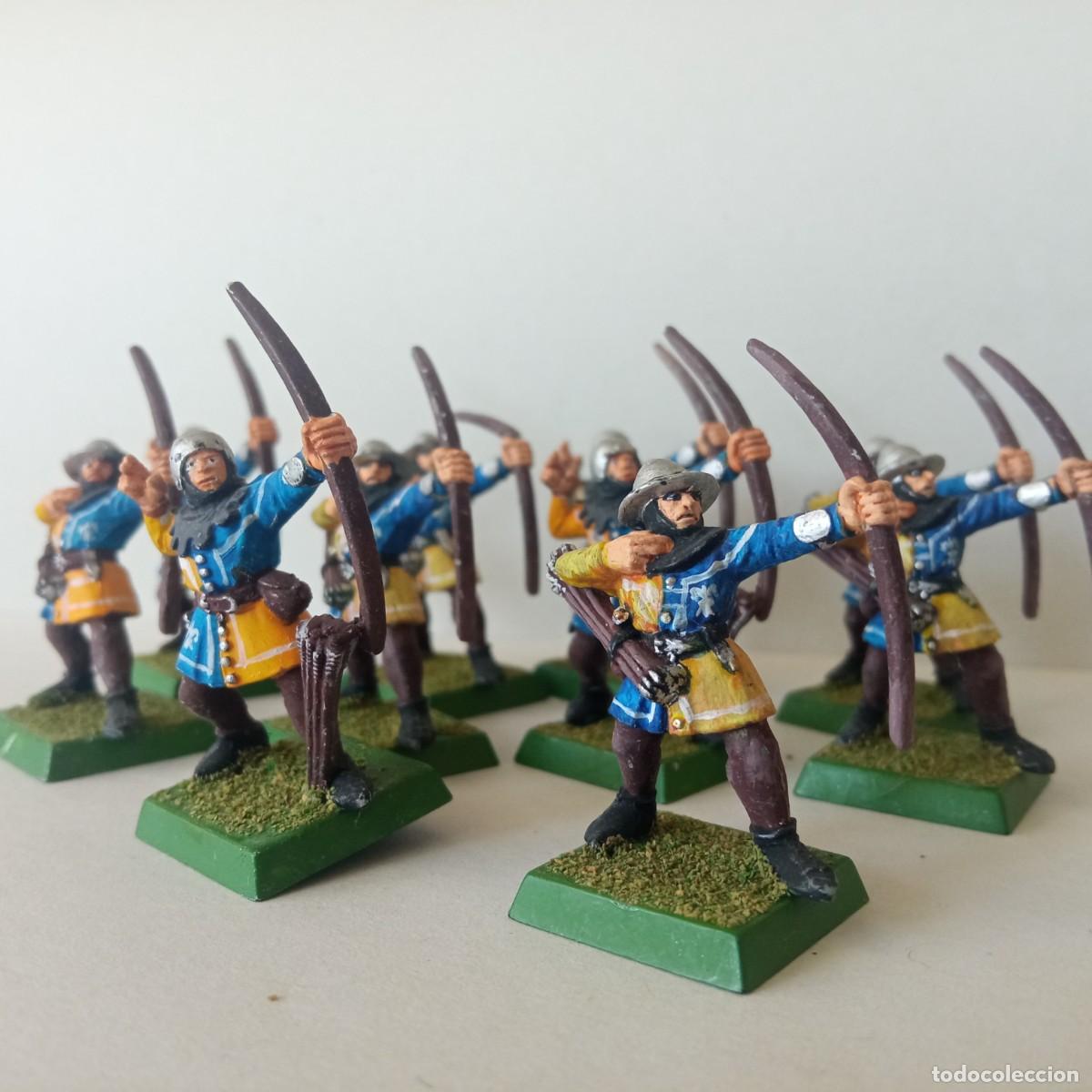 Juegos antiguos: Lote 10 Warhammer - Empire Archers - Arqueros - Foto 4