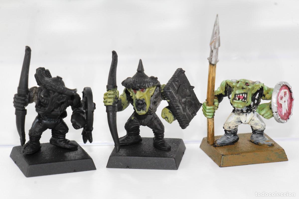 Juegos antiguos: WORKSHOP WARHAMMER GOBLINS SPEARMAN 6 MINIATURAS PLASTICO - Foto 3