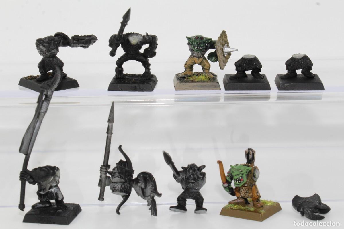 Juegos antiguos: WORKSHOP WARHAMMER GOBLINS SPEARMAN 6 MINIATURAS PLASTICO - Foto 4