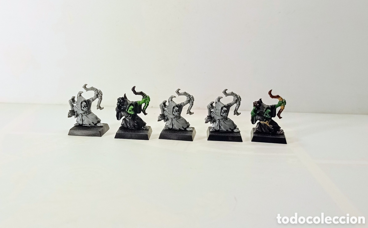 Juegos antiguos: LOTE 10 / 5 GOBLIN ARQUEROS / WARHAMMER - Foto 5