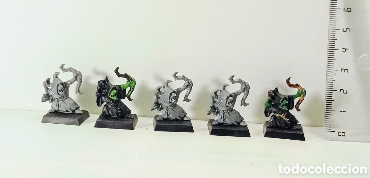 Juegos antiguos: LOTE 10 / 5 GOBLIN ARQUEROS / WARHAMMER - Foto 2