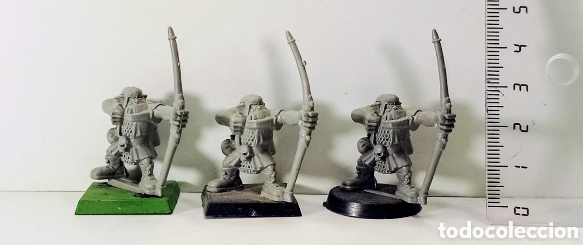 Juegos antiguos: LOTE 37 / ORCOS ARQUEROS / WARHAMMER - Foto 2