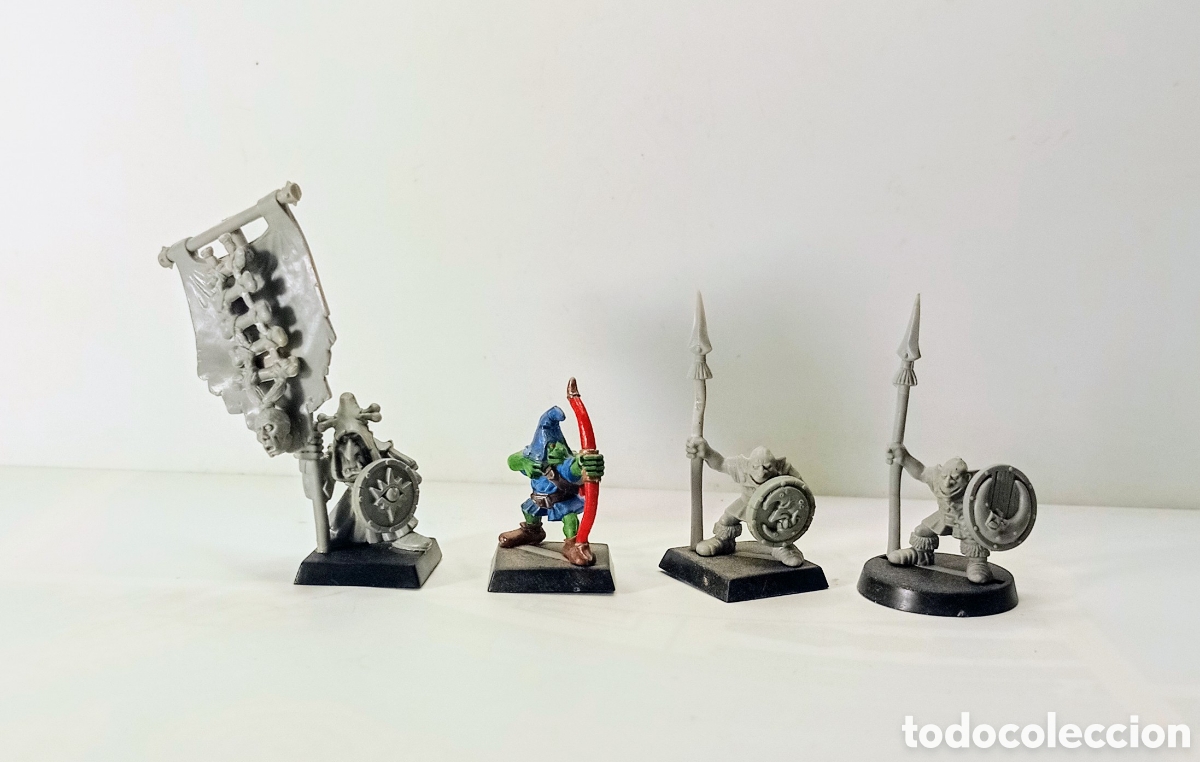 Juegos antiguos: LOTE 34 / 4 FIGURAS / WARHAMMER - Foto 1