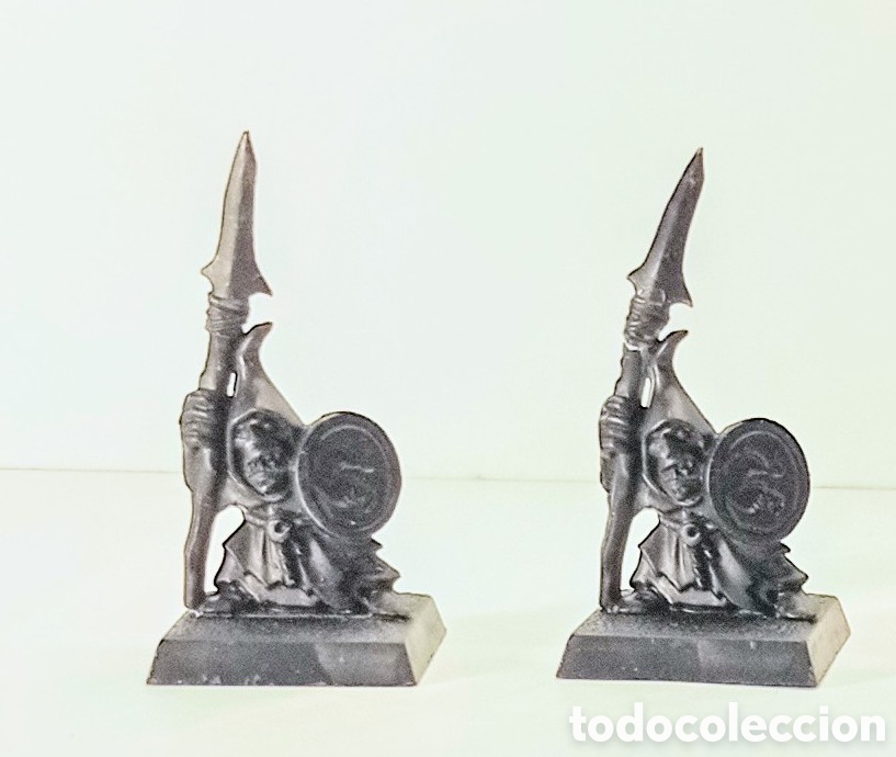 Juegos antiguos: LOTE 8 / 5 ELFOS CON LANZAS/ WARHAMMER - Foto 2