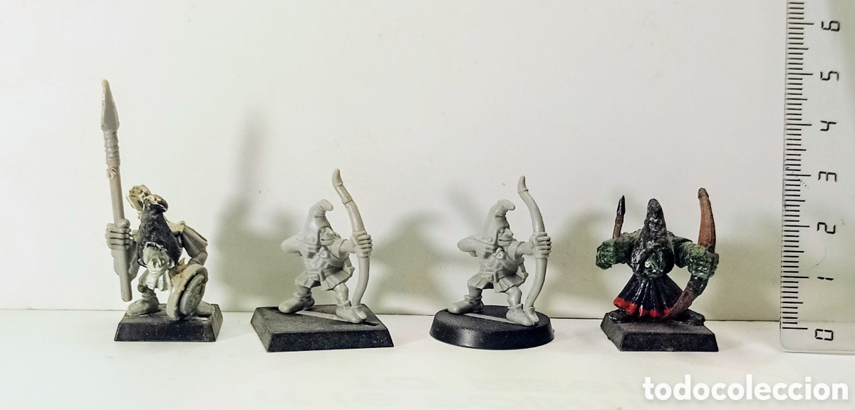 Juegos antiguos: LOTE 6 / 4 ELFOS/ WARHAMMER - Foto 5