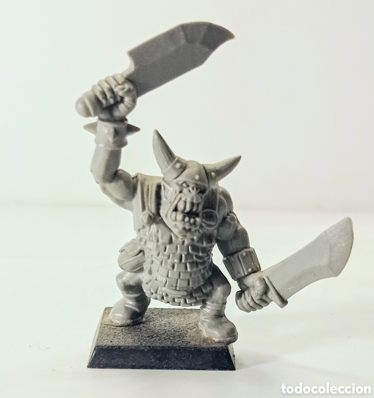 Juegos antiguos: LOTE 40 / ORCOS CON ESPADAS / WARHAMMER - Foto 5