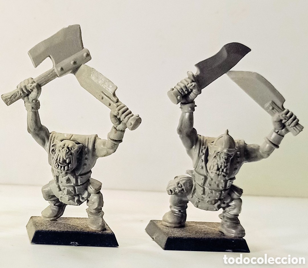 Juegos antiguos: LOTE 13 / ORCOS CON ESPADAS / WARHAMMER - Foto 3