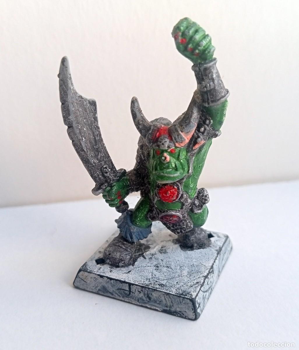 Juegos antiguos: FIGURA WARHAMMER PLASTICO - Foto 1