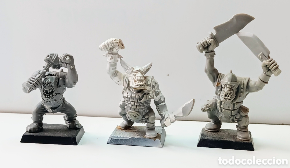 Juegos antiguos: LOTE 43 / 3 ORCOS / WARHAMMER - Foto 3