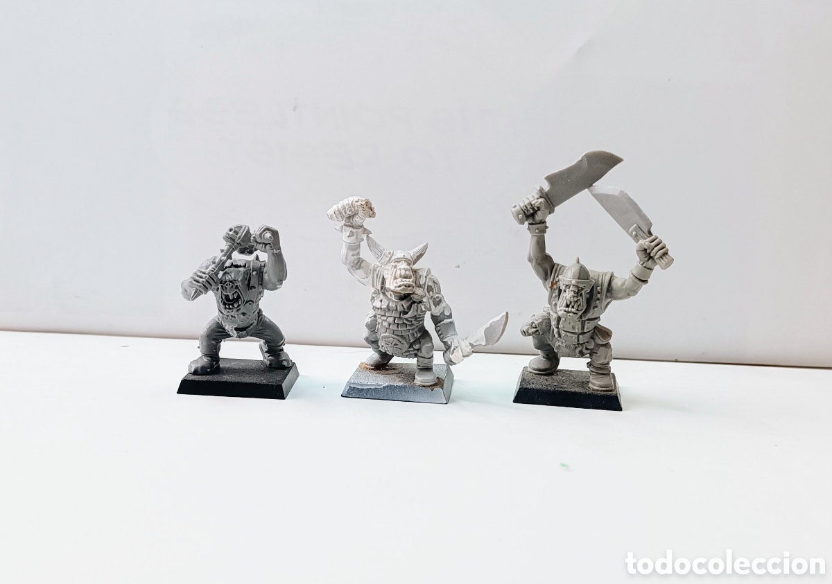 Juegos antiguos: LOTE 43 / 3 ORCOS / WARHAMMER - Foto 1