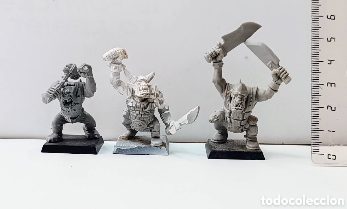 Juegos antiguos: LOTE 43 / 3 ORCOS / WARHAMMER - Foto 6