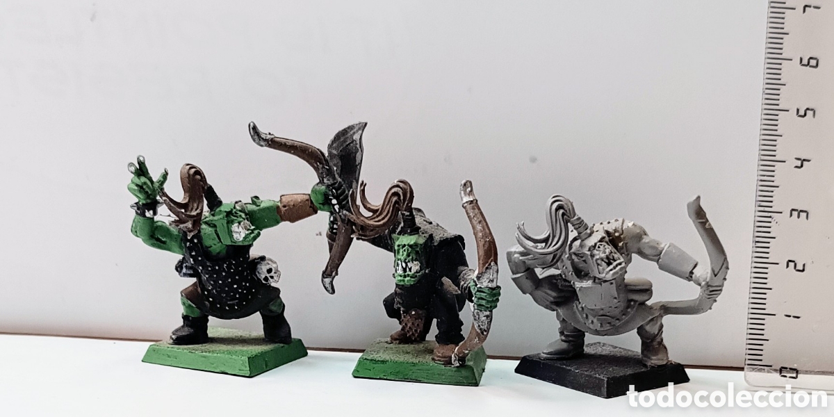 Juegos antiguos: LOTE 78 /3 ORCOS / WARHAMMER / - Foto 6