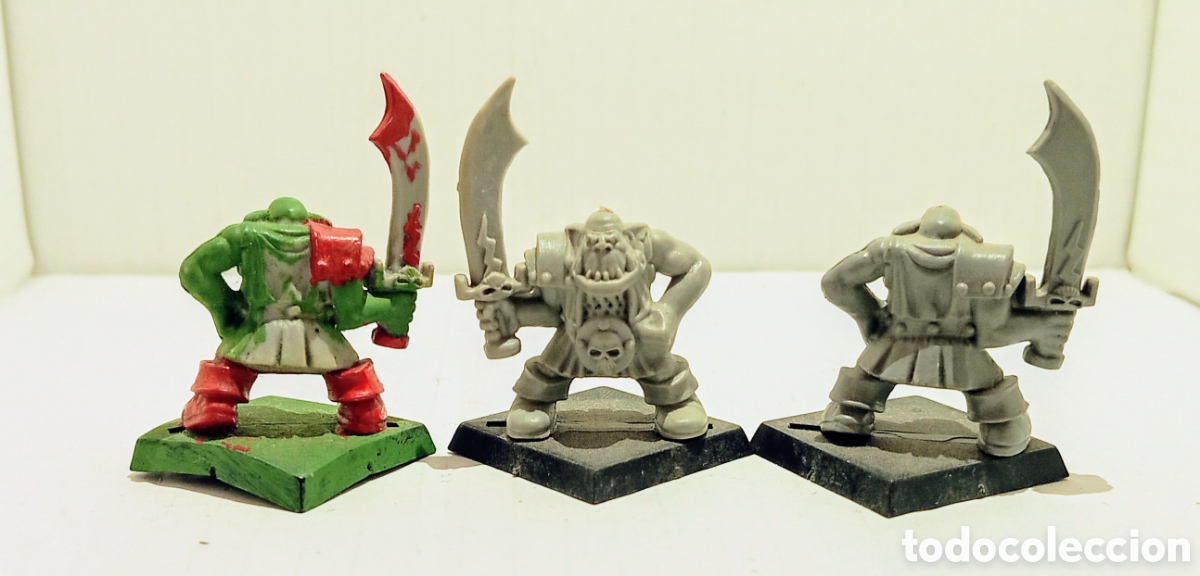 Juegos antiguos: LOTE 92 /3 ORCOS/ WARHAMMER / - Foto 3