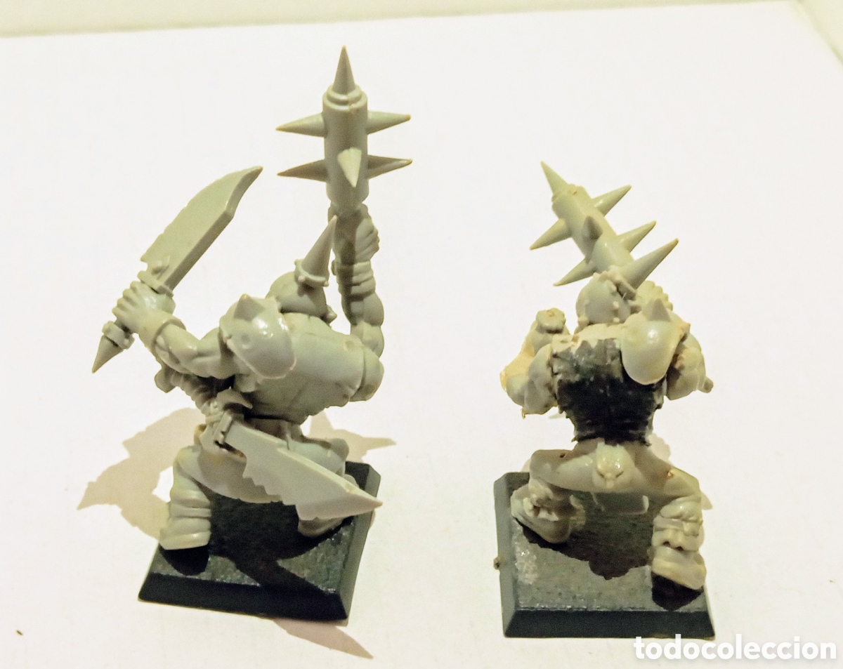 Juegos antiguos: LOTE 107 / 2 ORCOS/ WARHAMMER / - Foto 4