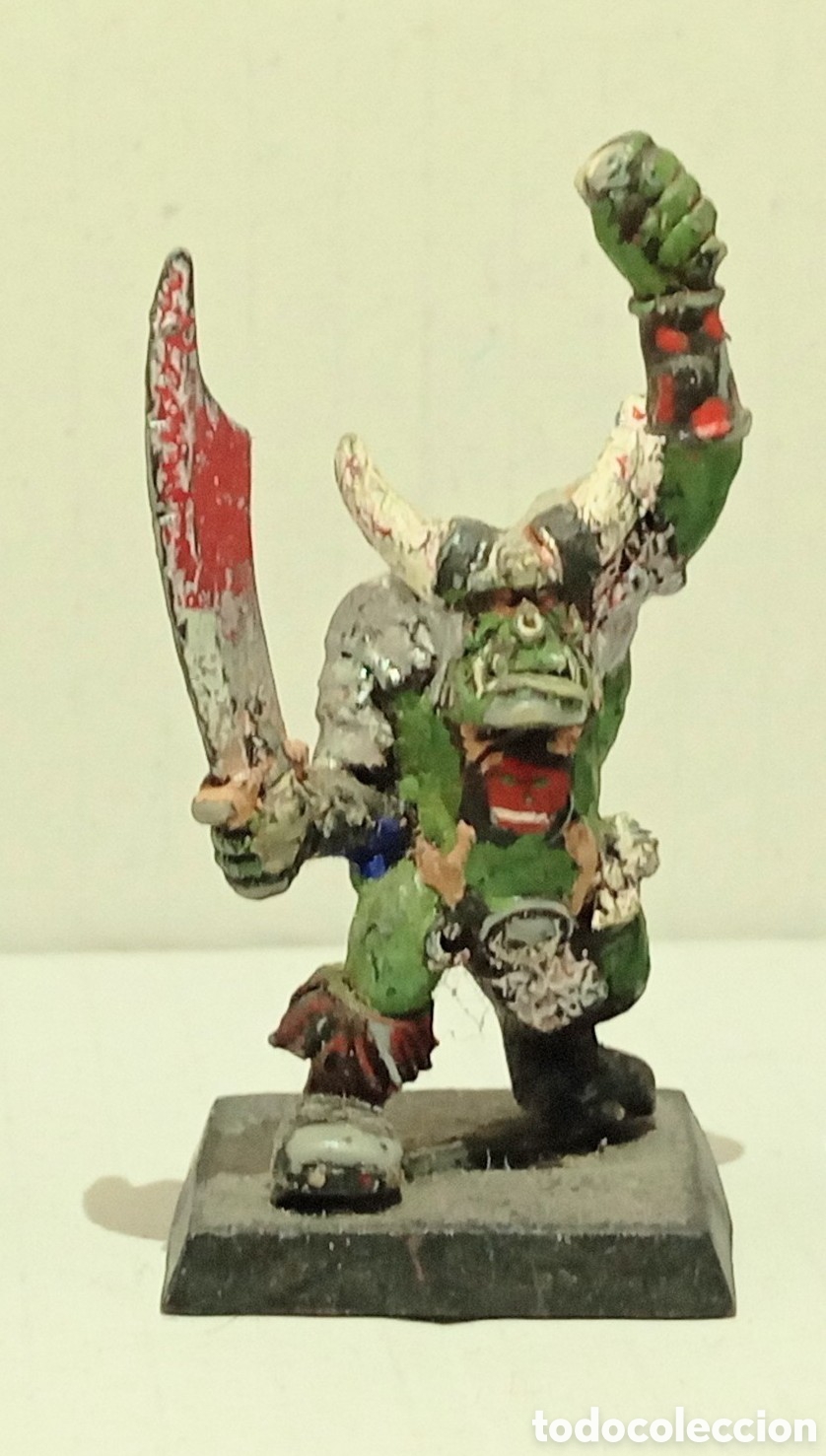 Juegos antiguos: LOTE 89 /3 ORCOS/ WARHAMMER - Foto 4
