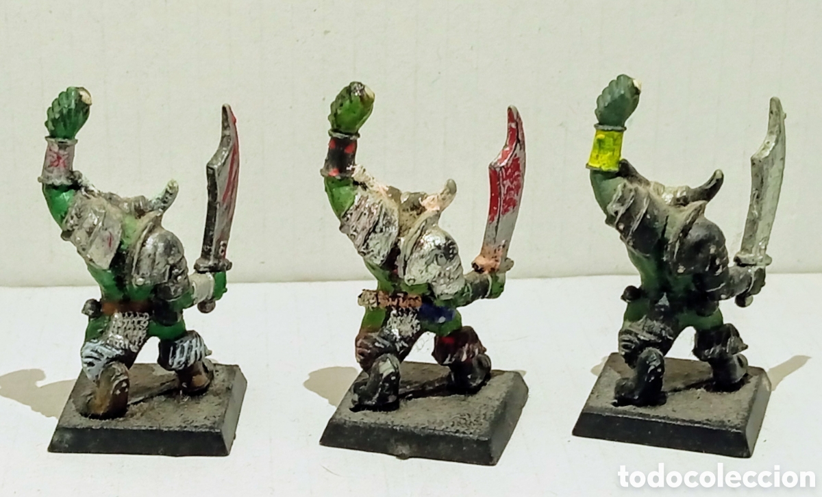 Juegos antiguos: LOTE 89 /3 ORCOS/ WARHAMMER - Foto 8