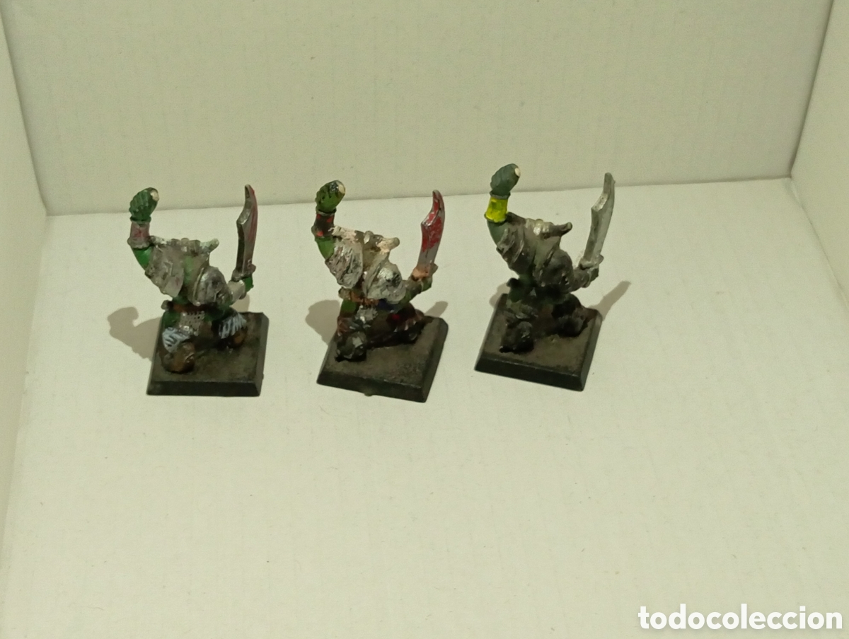 Juegos antiguos: LOTE 89 /3 ORCOS/ WARHAMMER - Foto 9