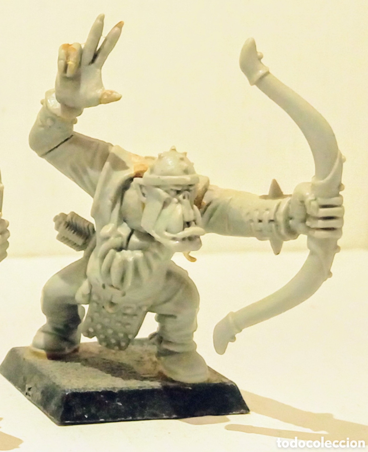 Juegos antiguos: LOTE 105 / 3 ORCOS ARQUEROS / WARHAMMER / - Foto 5