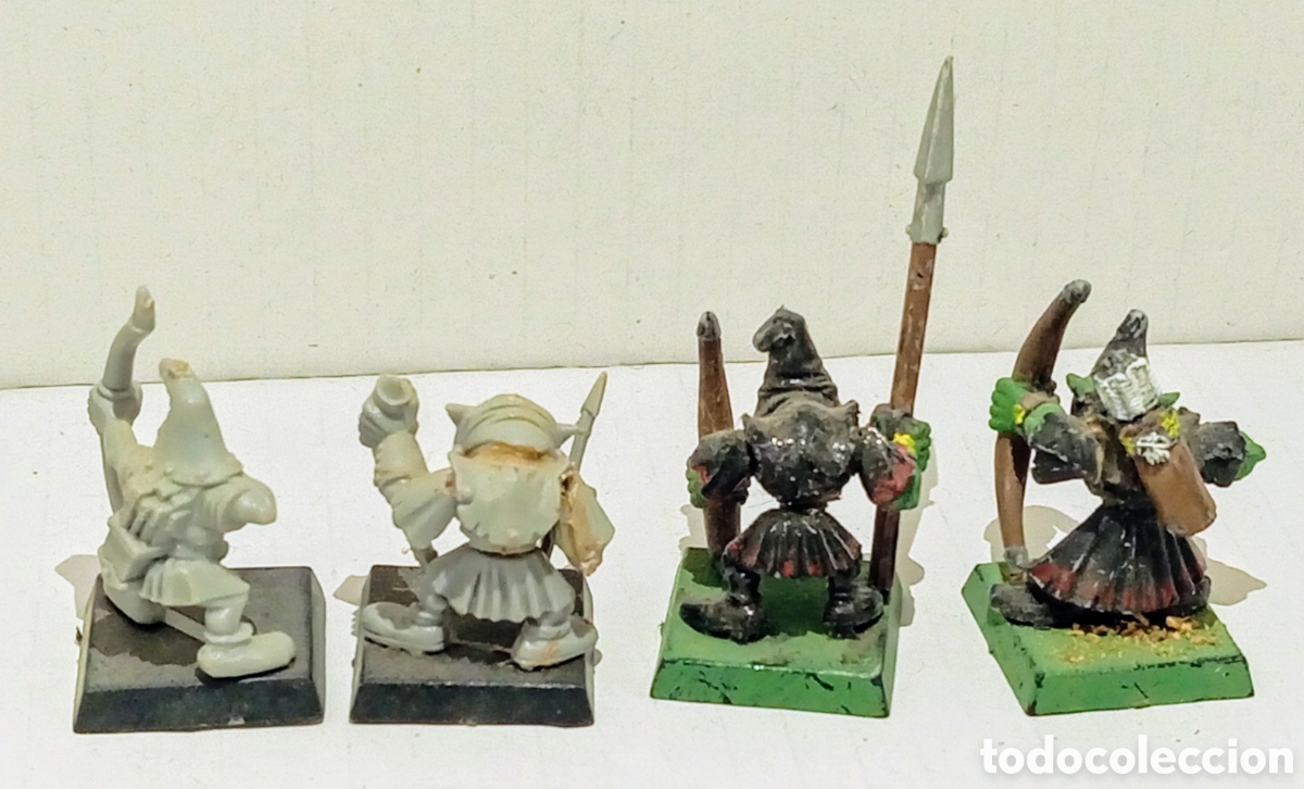 Juegos antiguos: LOTE 93 / 4 ELFOS/ WARHAMMER / - Foto 3