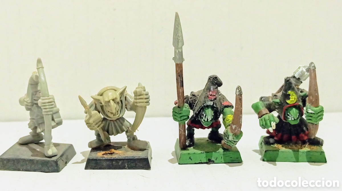 Juegos antiguos: LOTE 93 / 4 ELFOS/ WARHAMMER / - Foto 4