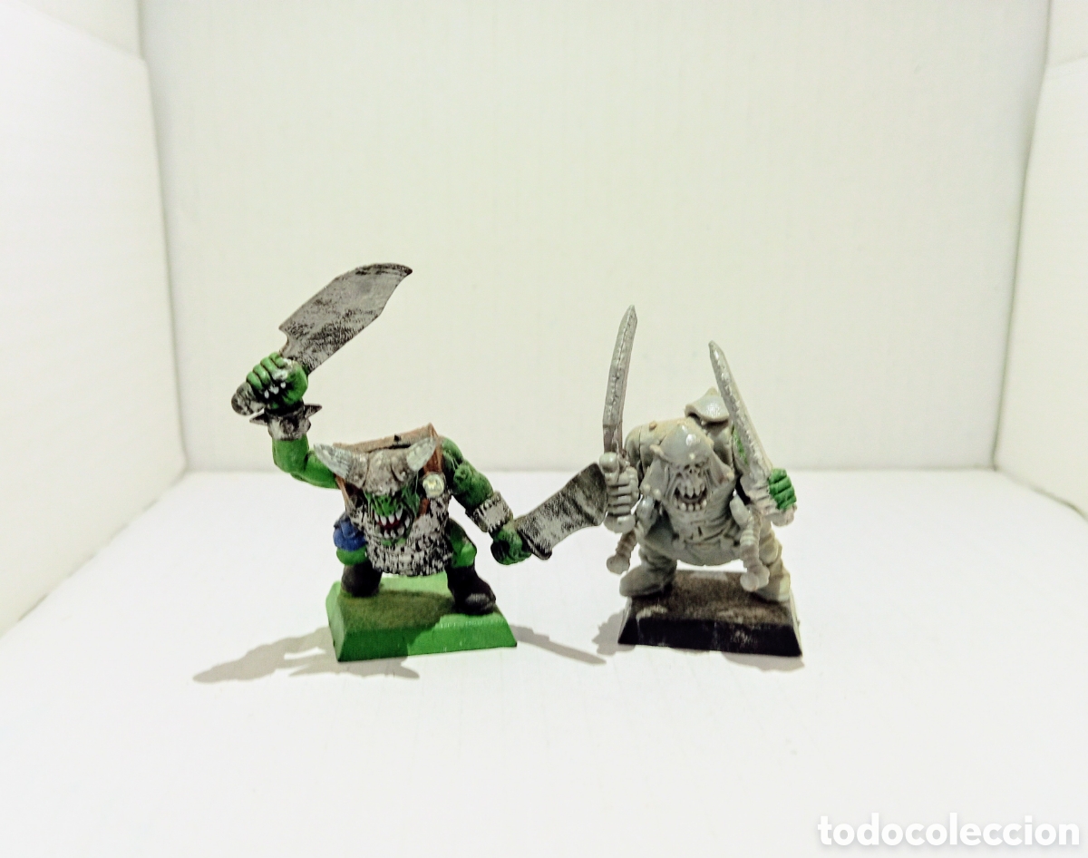 Juegos antiguos: LOTE 39 / 2 ORCOS / WARHAMMER - Foto 1