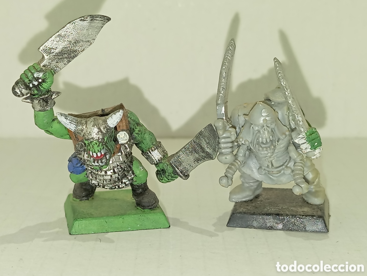 Juegos antiguos: LOTE 39 / 2 ORCOS / WARHAMMER - Foto 5