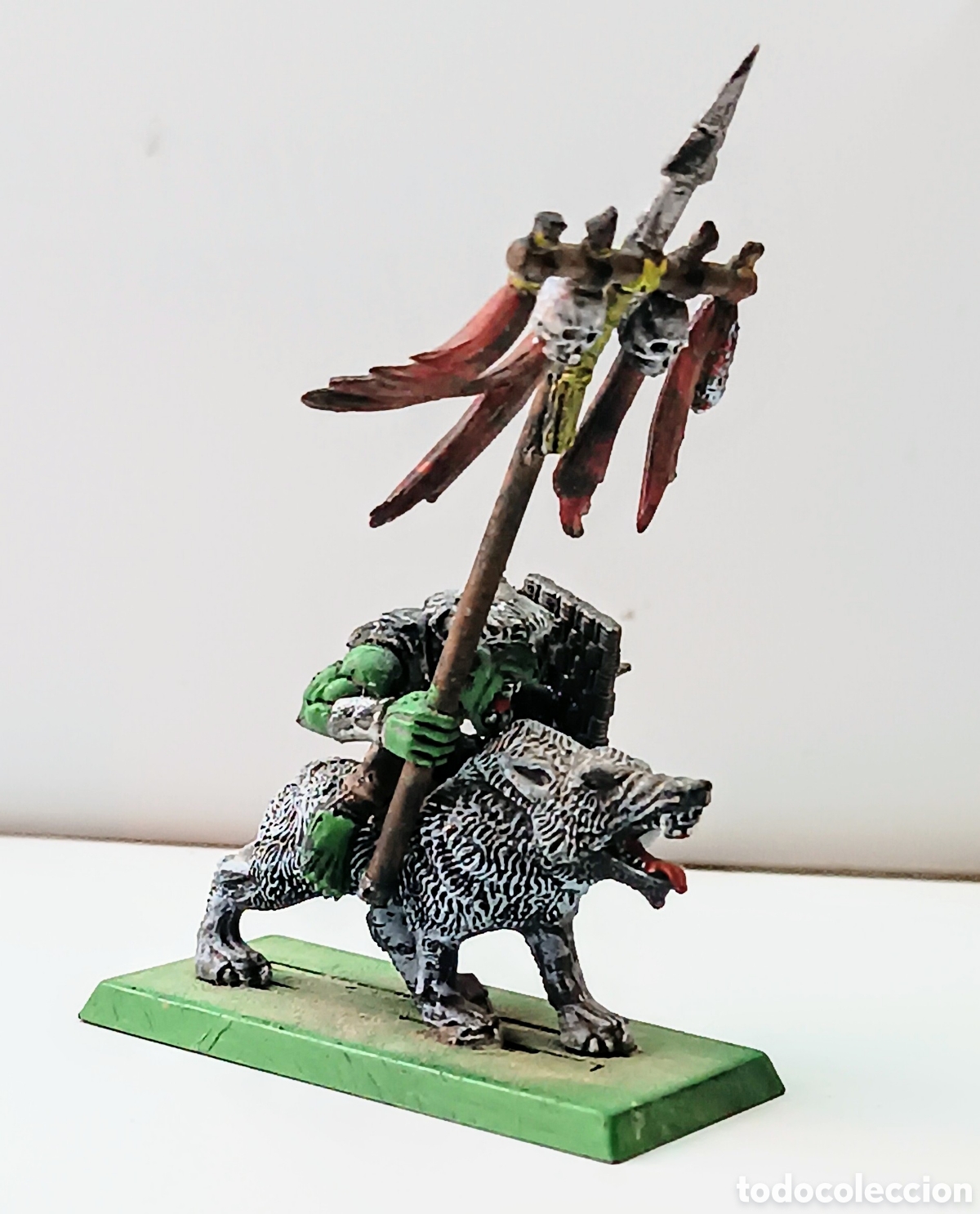 Juegos antiguos: LOTE 64 /ELFO SOBRE LOBO/ WARHAMMER / - Foto 2