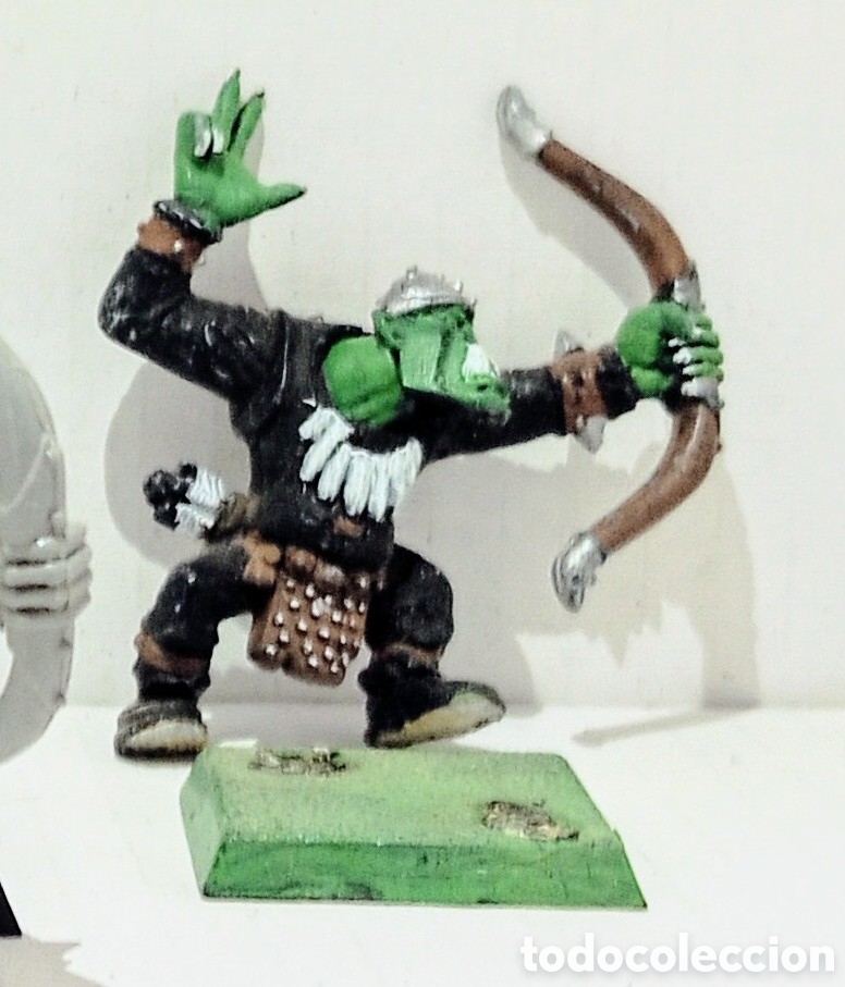 Juegos antiguos: LOTE 102 /ORCOS arqueros/ WARHAMMER / - Foto 6