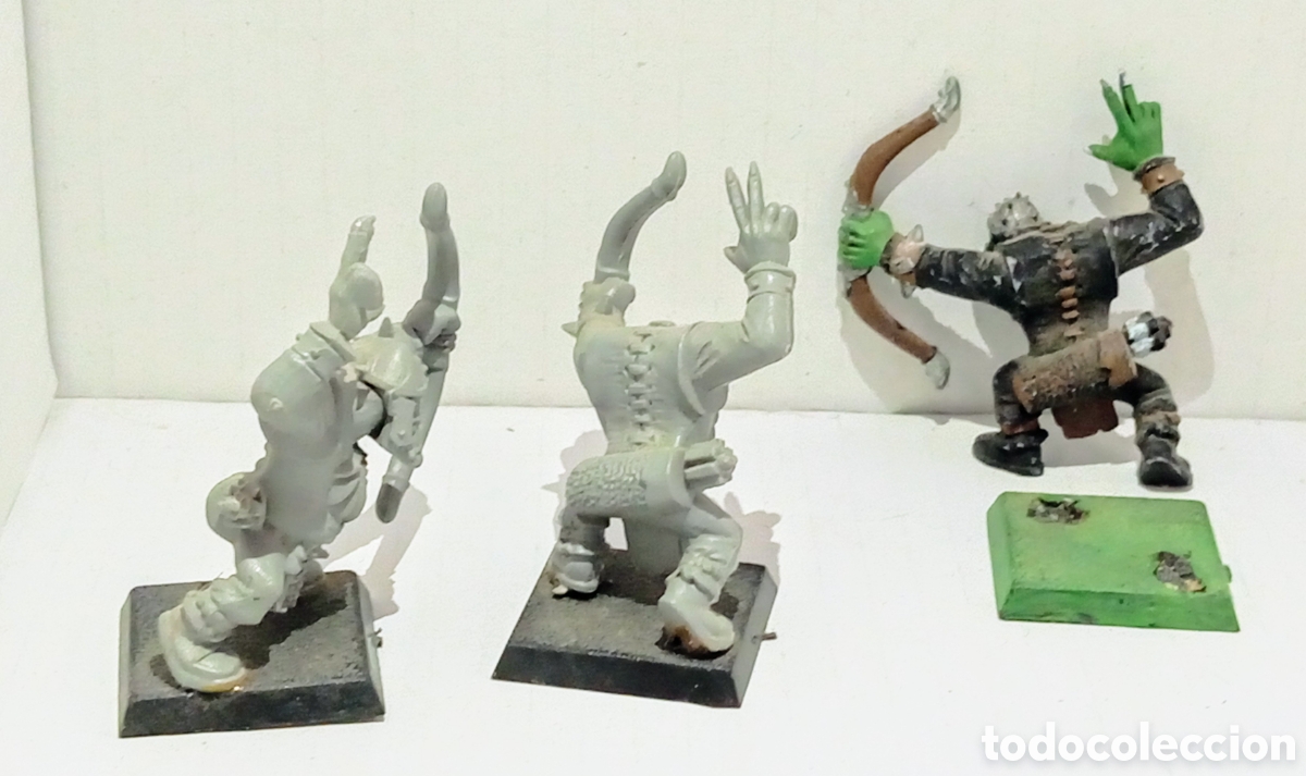 Juegos antiguos: LOTE 102 /ORCOS arqueros/ WARHAMMER / - Foto 7
