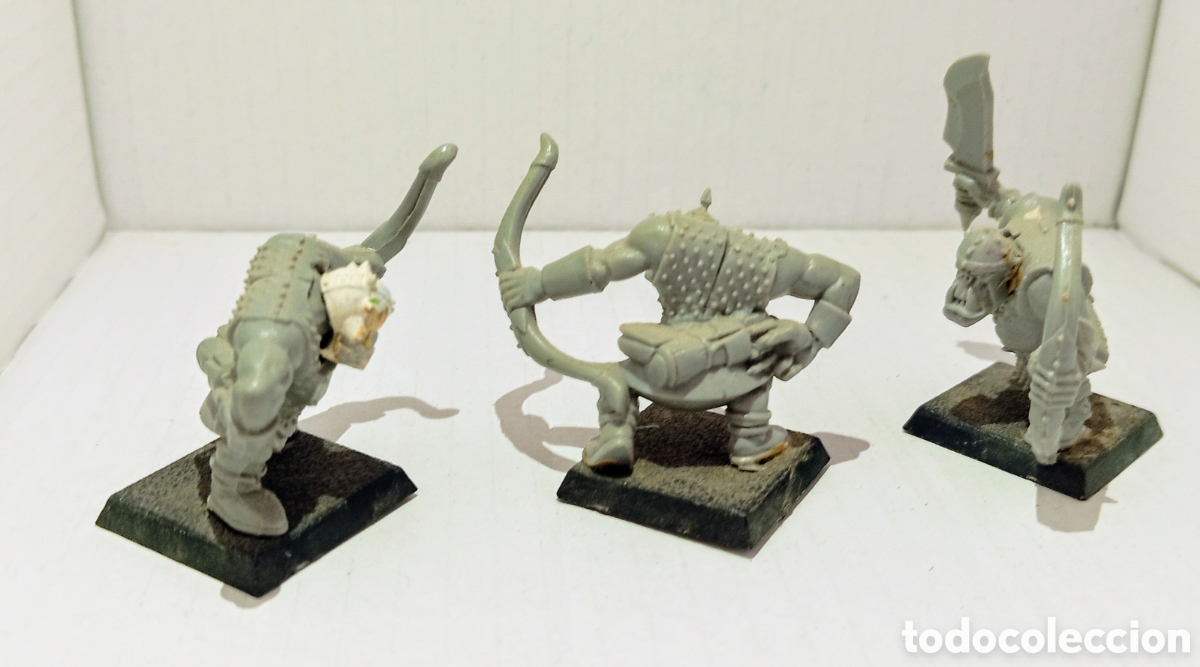 Juegos antiguos: LOTE 101 /3 ORCOS/ WARHAMMER / - Foto 3