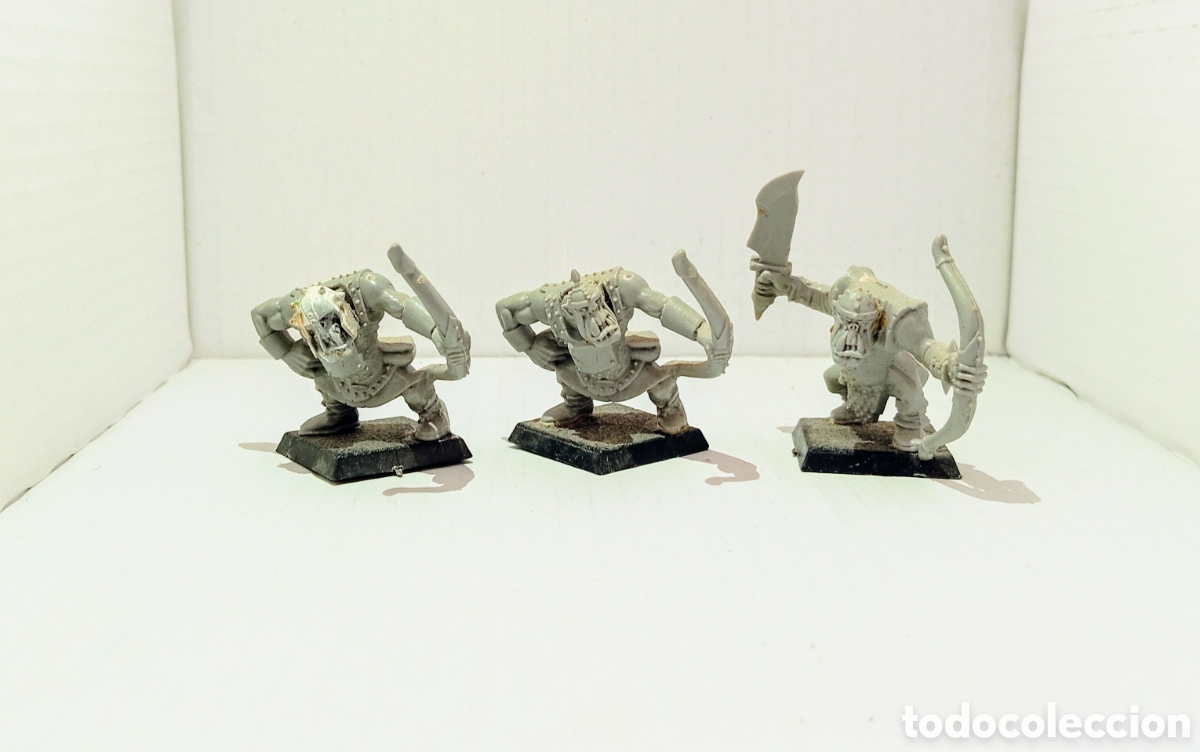 Juegos antiguos: LOTE 101 /3 ORCOS/ WARHAMMER / - Foto 1