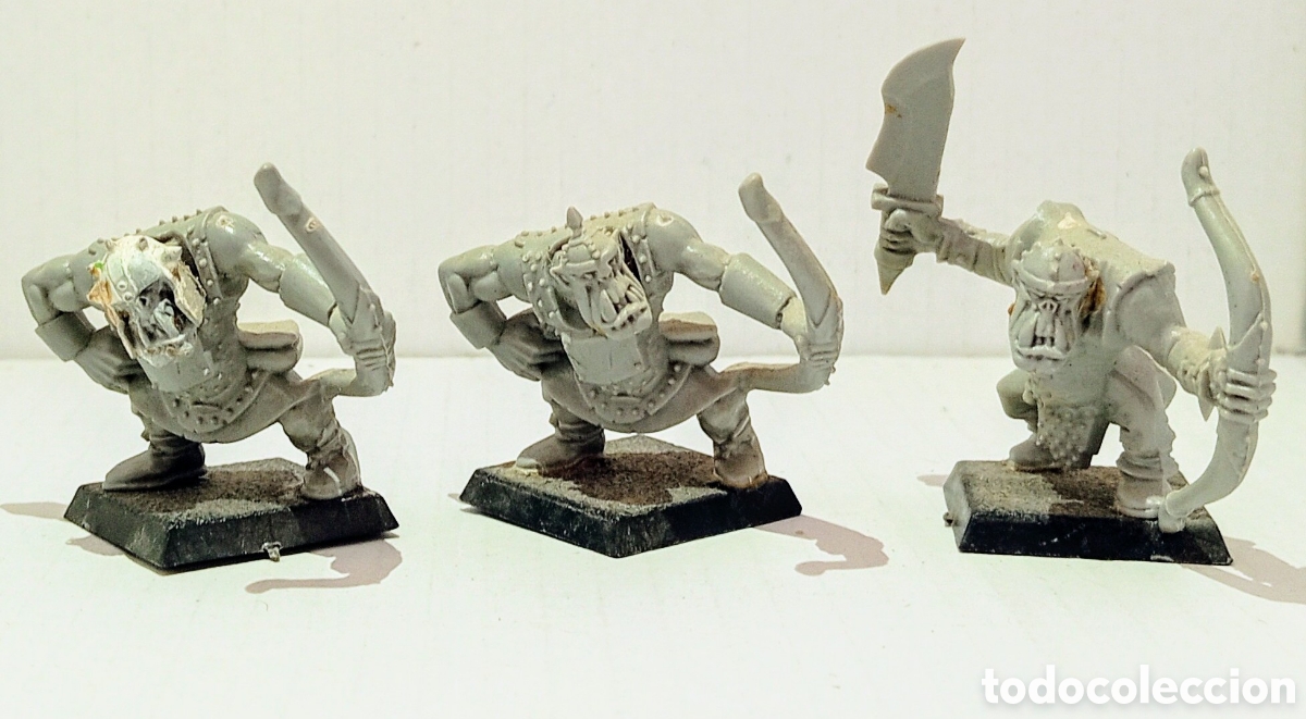 Juegos antiguos: LOTE 101 /3 ORCOS/ WARHAMMER / - Foto 5