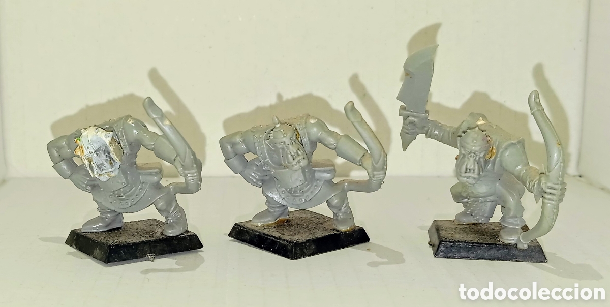 Juegos antiguos: LOTE 101 /3 ORCOS/ WARHAMMER / - Foto 8