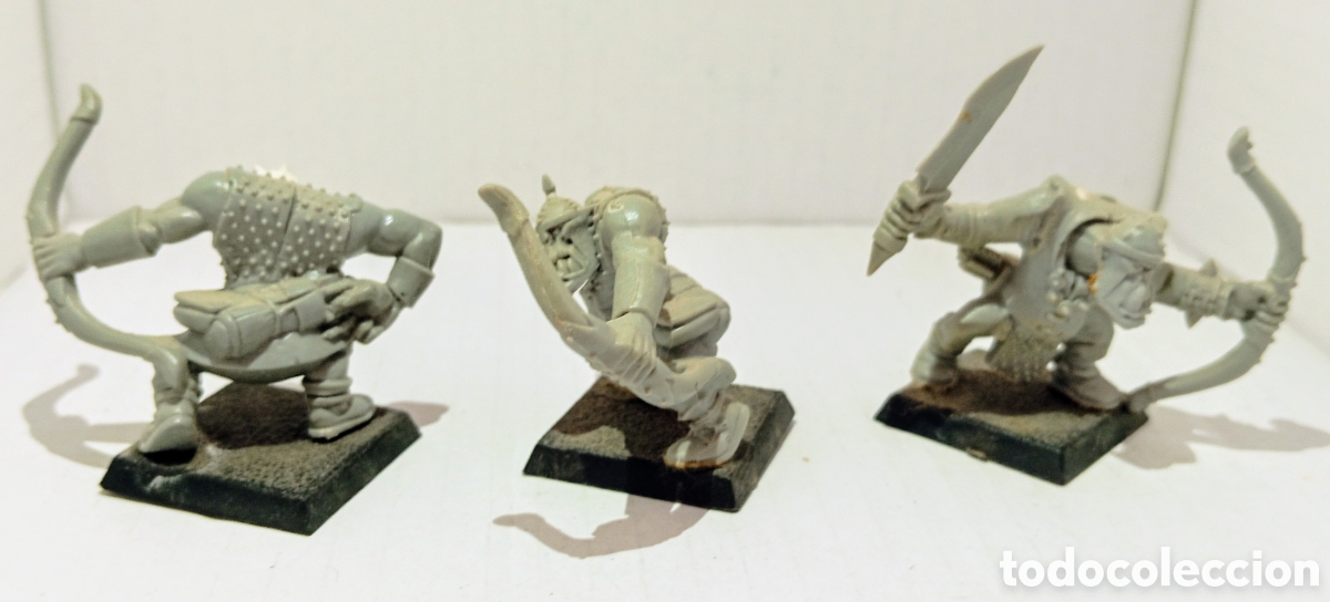 Juegos antiguos: LOTE 101 /3 ORCOS/ WARHAMMER / - Foto 2