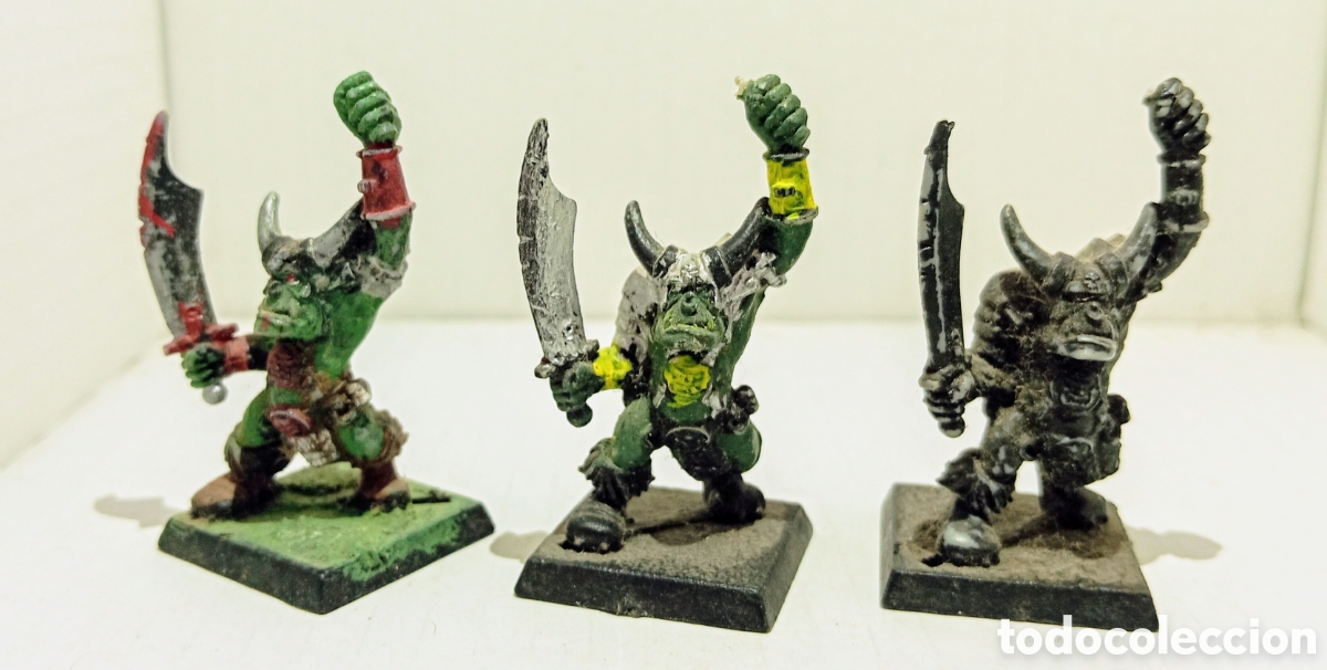 Juegos antiguos: LOTE 81 / ORCOS/ WARHAMMER / - Foto 4