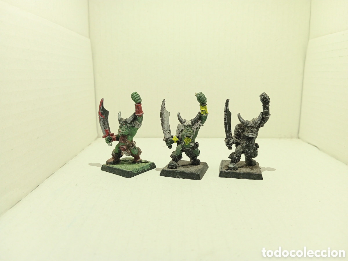 Juegos antiguos: LOTE 81 / ORCOS/ WARHAMMER / - Foto 1