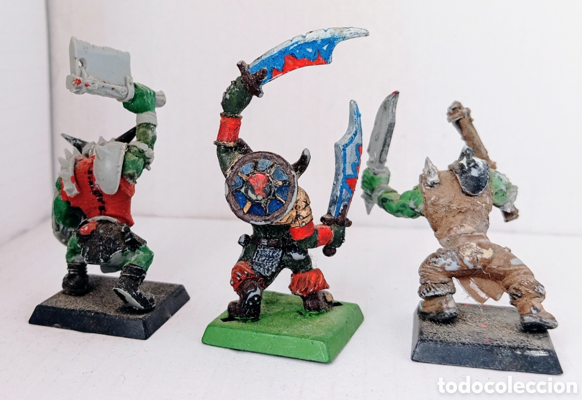 Juegos antiguos: LOTE 97 /ORCOS/ WARHAMMER - Foto 4