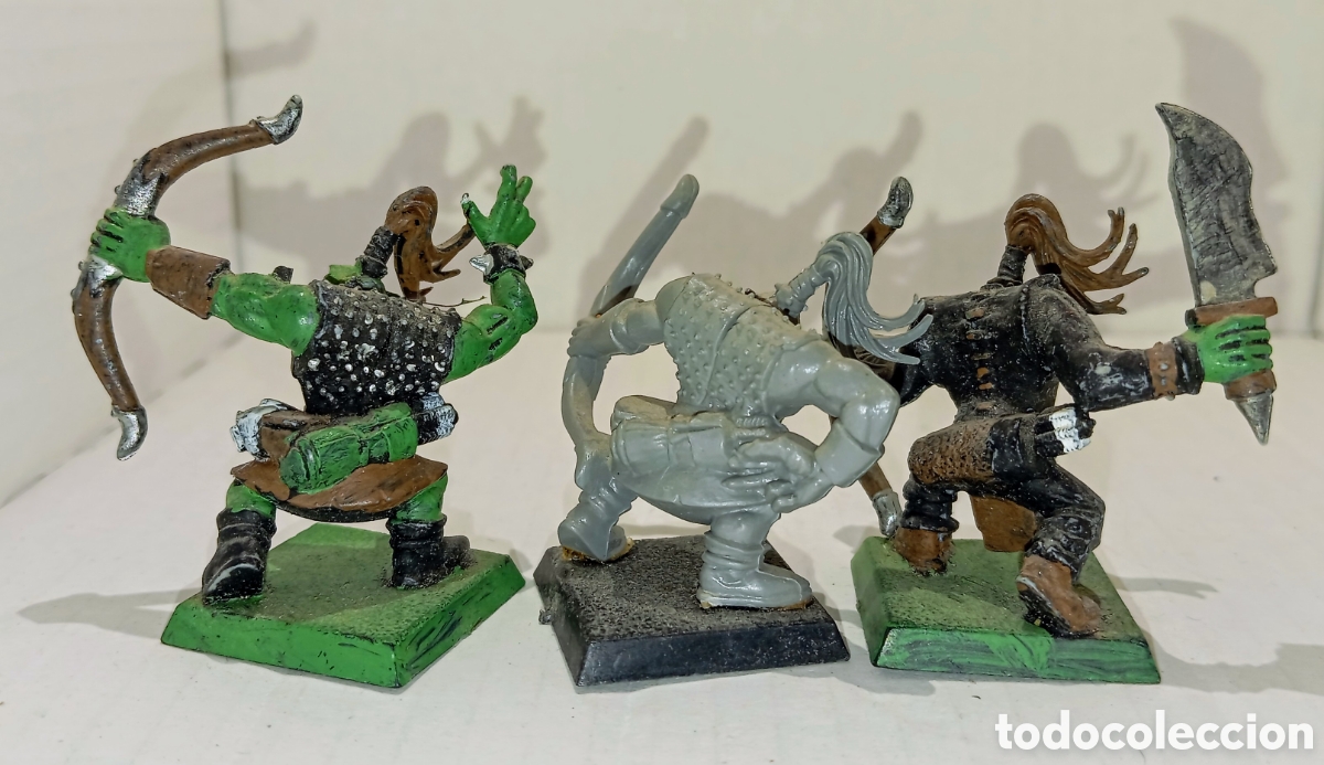 Juegos antiguos: LOTE 78-2/ORCOS ARQUEROS/ WARHAMMER / - Foto 4