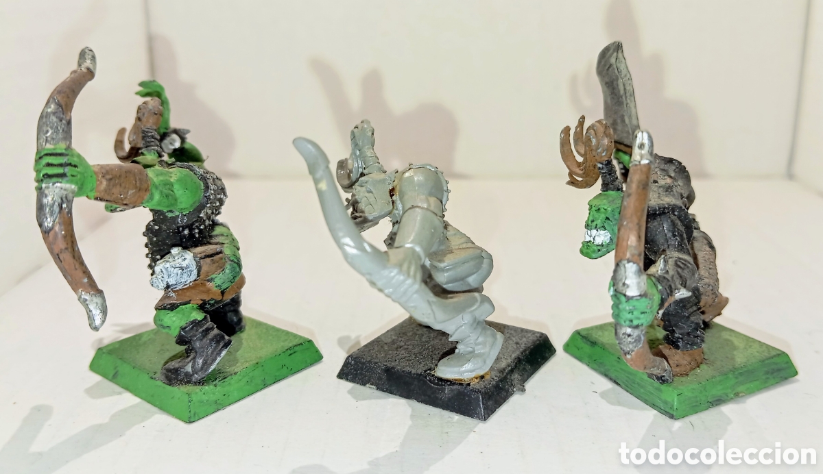 Juegos antiguos: LOTE 78-2/ORCOS ARQUEROS/ WARHAMMER / - Foto 5